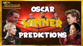2023 Oscars WINNERS PREDICTIONS || Off To The Races!