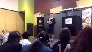 Lochie Short Nike and Steve Prefontaine speech Wynspeak. 8/05/2014