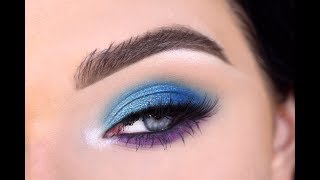 NEW Urban Decay ELEMENTS Palette | Blue Eyeshadow Tutorial