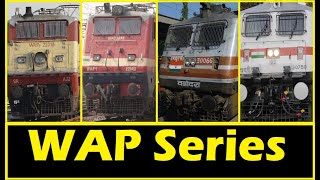 Wap All Series| Indian railway Wap series locomotive