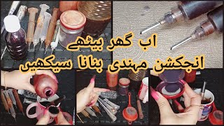 Injection Mehndi Mixing Detail Complete Process By Virgo Lahore Mehndi Studio #famousyoutuber