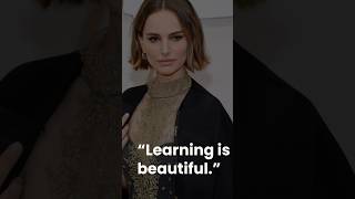Natalie Portman S Powerful Advice