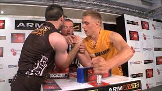 Arm Wars | Arm wrestling | Gunarssen SWE v Geoff Hale USA