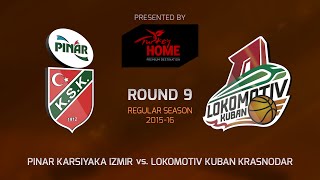 Highlights: Pinar Karsiyaka Izmir-Lokomotiv Kuban Krasnodar