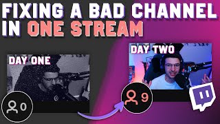 HOW I FIXED A BAD Twitch Stream and Got Viewers!