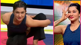 मीनाक्षी जोशी वायरल वीडियो Meenakshi joshi yoga video #viralvideo #india #tv #hot #anchor #bold