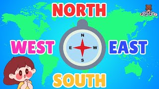 North South East West Cardinal Directions For Kids Doovi