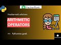 Arithmetic Operators | HackerRank-3 | Pythonista_Geek | CodeWithMe | Shravanthi