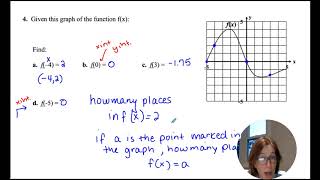 Coach Fred's ACT & SAT Prep ~ Function Notation Graphically