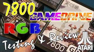 Atari 7800 RGB & Save States :o (GameDrive Testing & Review)