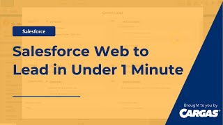 Salesforce Web to Lead in Under 1 Minute