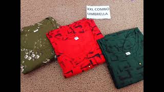 XXL umbrella combo tops collection