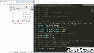 Q & A 7, 8, 9 | #10 JavaScript Tutorial - Codefreak