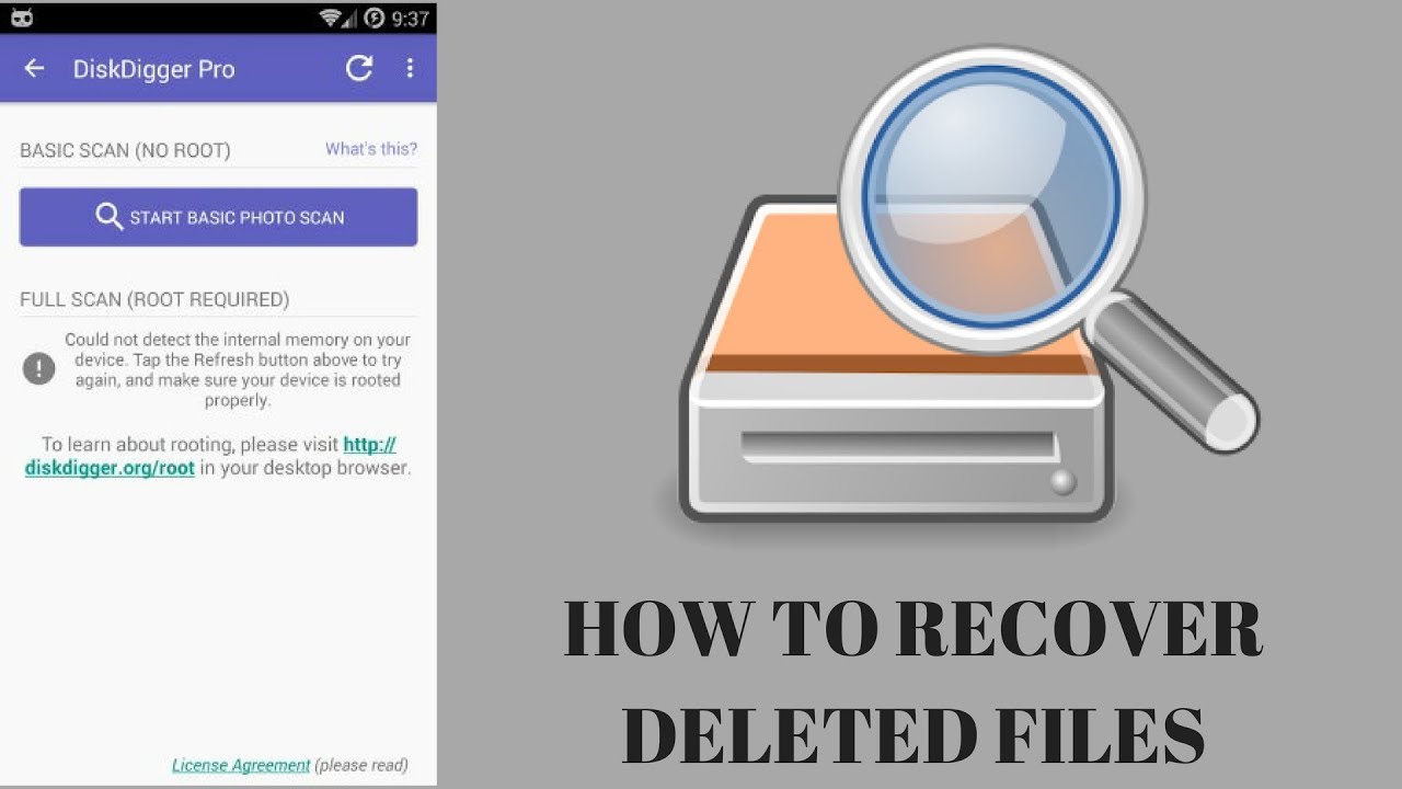 How To Recover Deleted Files From Android Mobile Phone - YouTube