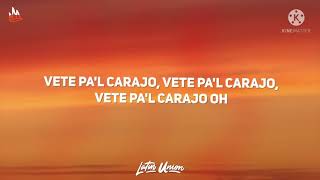 Yan Block x Jay Wheeler x DJ Nelson - Vete Pal Carajo (Official Clean Version)-Letra