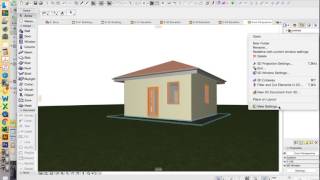 ARCHICAD INTRO - 3D MODEL 05 - SKETCH RENDER