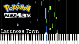 Lacunosa Town - Pokémon Black and White (Piano Tutorial) [Synthesia]
