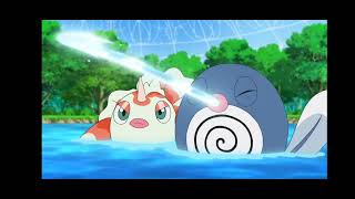 Goldeen and Poliwag bullying Drizzile