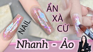 Hướng dẫn ẩn xà cừ nail đẹp - Ẩn xà cừ nail ảo, nhanh