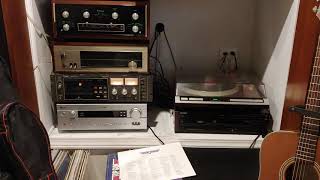 Teac C-3 Cassette Deck paired with a McIntosh MA 6100 Amp