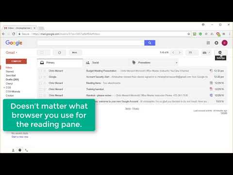 Gmail – Attachment Icon and Reading Pane by Chris Menard