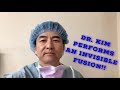 Dr. Kim performs an invisible fusion on a patient with spondylolisthesis!!!