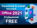 How to download and install Microsoft Office 2021 for free windows 11| Free for a lifetime