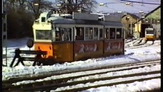 1996.02.18. Ikarusok (3-as,150-es vonal) és UV villamosok (47-es, 69-es vonal)