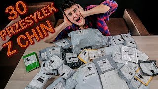 30 PRZESYŁEK Z CHIN DO 1$😱 WIELKI UNBOXING