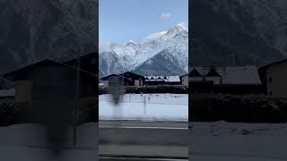 On the way to chamonix France  #trending  #snow  #travel  #highligths