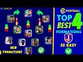 Top 4 Best Formation For Quick Counter  In eFootball 2023 Mobile 🔥 | ✅ Division 1 Best Formations💯