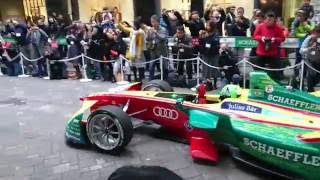 Formula E(フォーミュラーE)ディ・グラッシ 丸の内 デモ走行