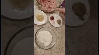 Chicken Malai Boti recipe Part 1