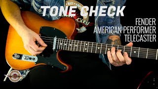 TONE CHECK: Fender American Performer Telecaster Demo NO TALKING