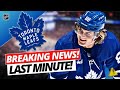 JUST HAPPENED! LOOK WHAT HE SAID! TORONTO MAPLE LEAFS NEWS TODAY! NHL NEWS!