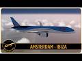 RealFlightOps TFL1533 EHAM LEIB • Amsterdam–Ibiza | Gorgeous Morning Light Departure in the 787