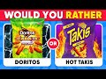 Would You Rather? Snacks & Junk Food Edition 🍿🍕🍔 Daily Quiz