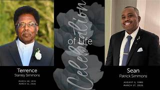 Celebration of Life for Terrence & Sean Simmons - March 31, 2026