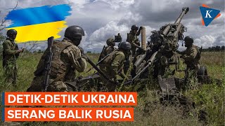 Detik-detik Pasukan Ukraina Tembakkan Mortir untuk Balas Serangan Rusia