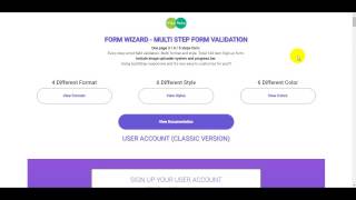 Form Wizard Multi Step Form Validation