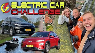 ELECTRIC CAR CHALLENGE! 2 teams, 6 opdrachten. Met Dani Zijlstra, Bas Baas en Linda Slomp.