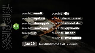 Juz Tabarak Full | Muhammad Al-Yuusufi | Juz 29 Tadabbur Daily