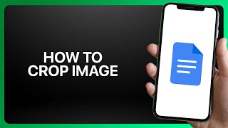 How To Crop Image In Google Docs ! Tutorial