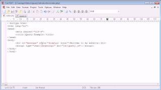 jQuery Tutorial - 6 - Document Ready Event