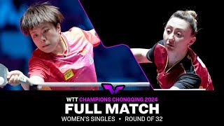 FULL MATCH | Sofia Polcanova vs Wang Yidi | WS R32 | #WTTChongqing 2024