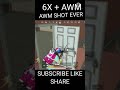 #Shorts Pubg AWM SHOT EVER