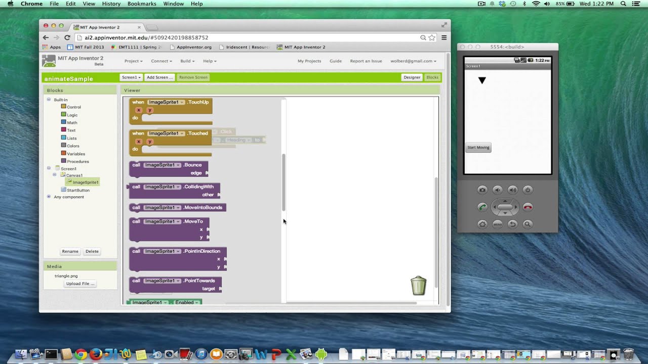 How Do You Animate A Sprite With App Inventor 2 Youtube