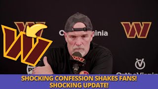 COMMANDERS COACH MAKES UNBELIEVABLE STATEMENT AND LEAVES EVERYONE IN SHOCK! COMMANDERS NEWS