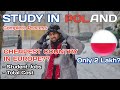 Easiest Country in Europe for Students | Study in Poland | Jobs in Poland | Total cost for study