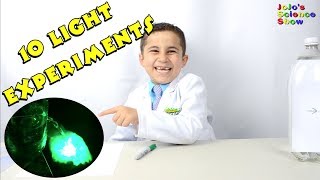 Top 10 Experiments For Kids with Light and Optics | STEM | Kid science Ep 32